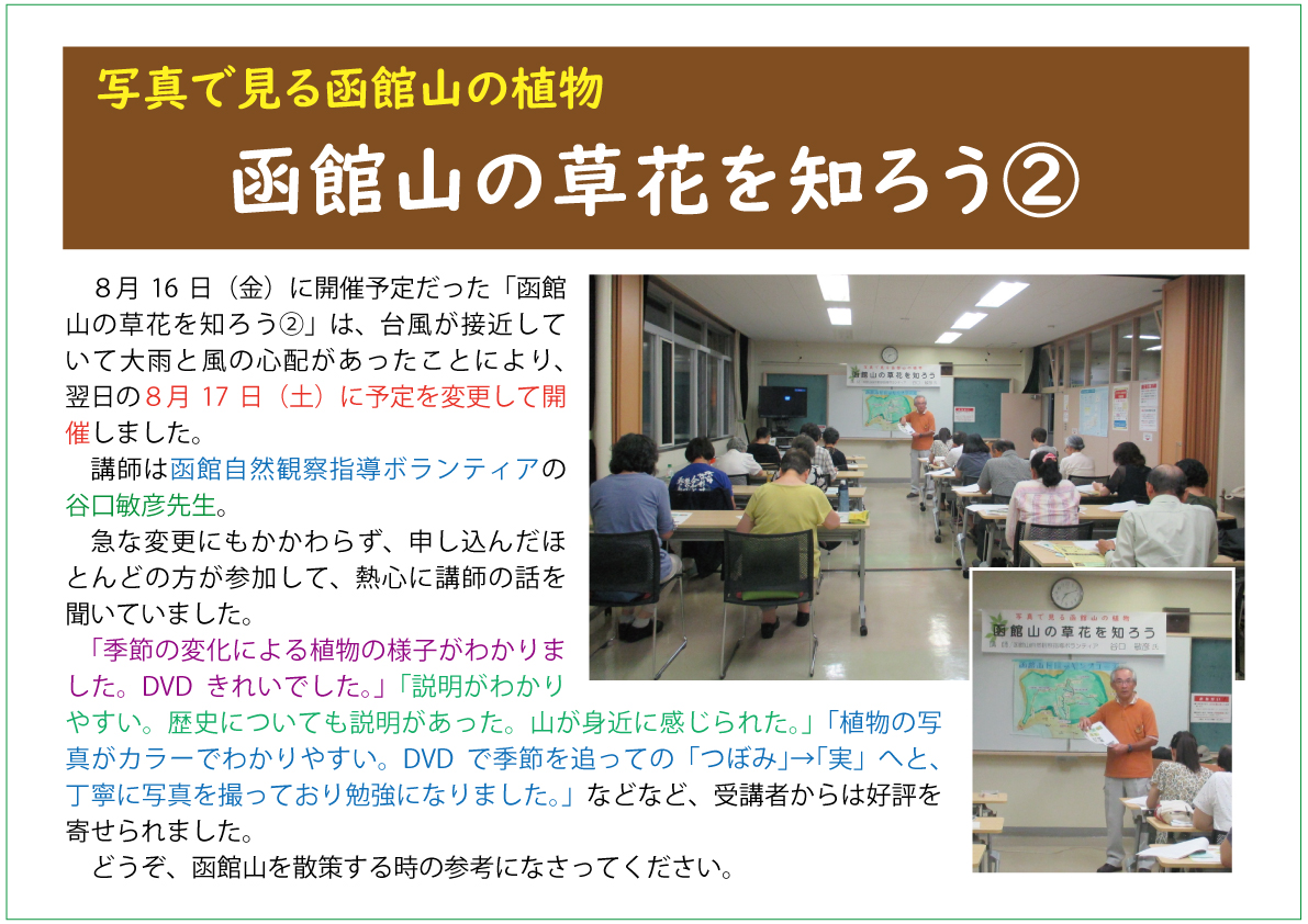 函館山の草花を知ろう②web