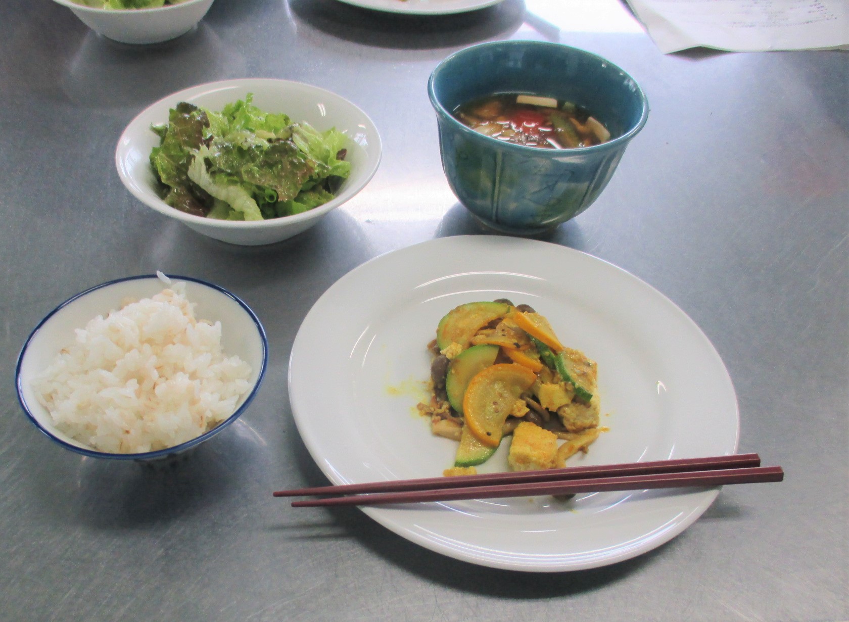 季節のお料理教室夏の様子1