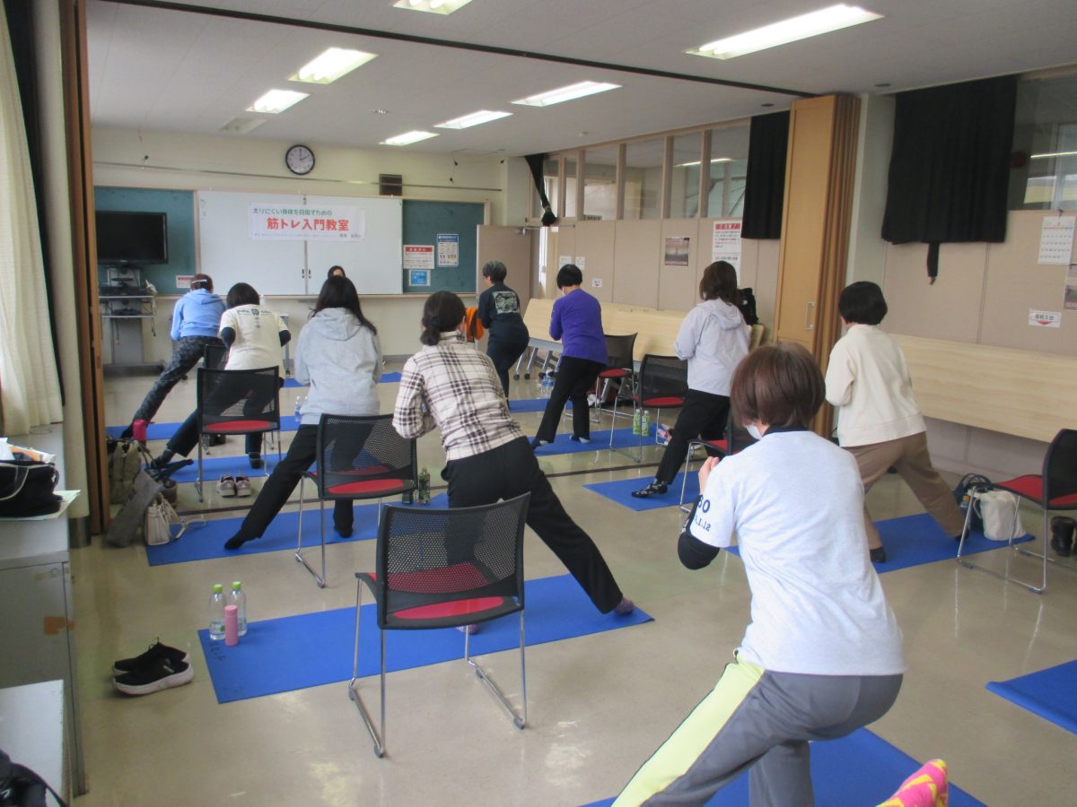 筋トレ入門教室の様子